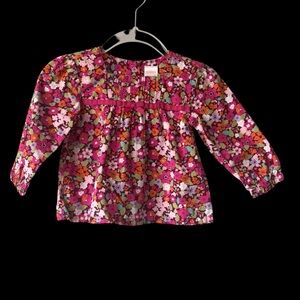Gymboree Toddler Girls Floral Blouse | Fall 2012 Flower Patch Collection Top